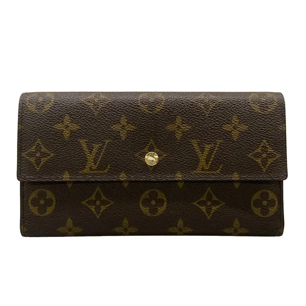 Louis Vuitton Portefeuille International Monogram Long Wallet M61217